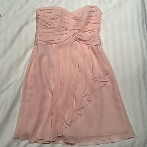 David’s Bridal Light Pink size 10 knee length Dress